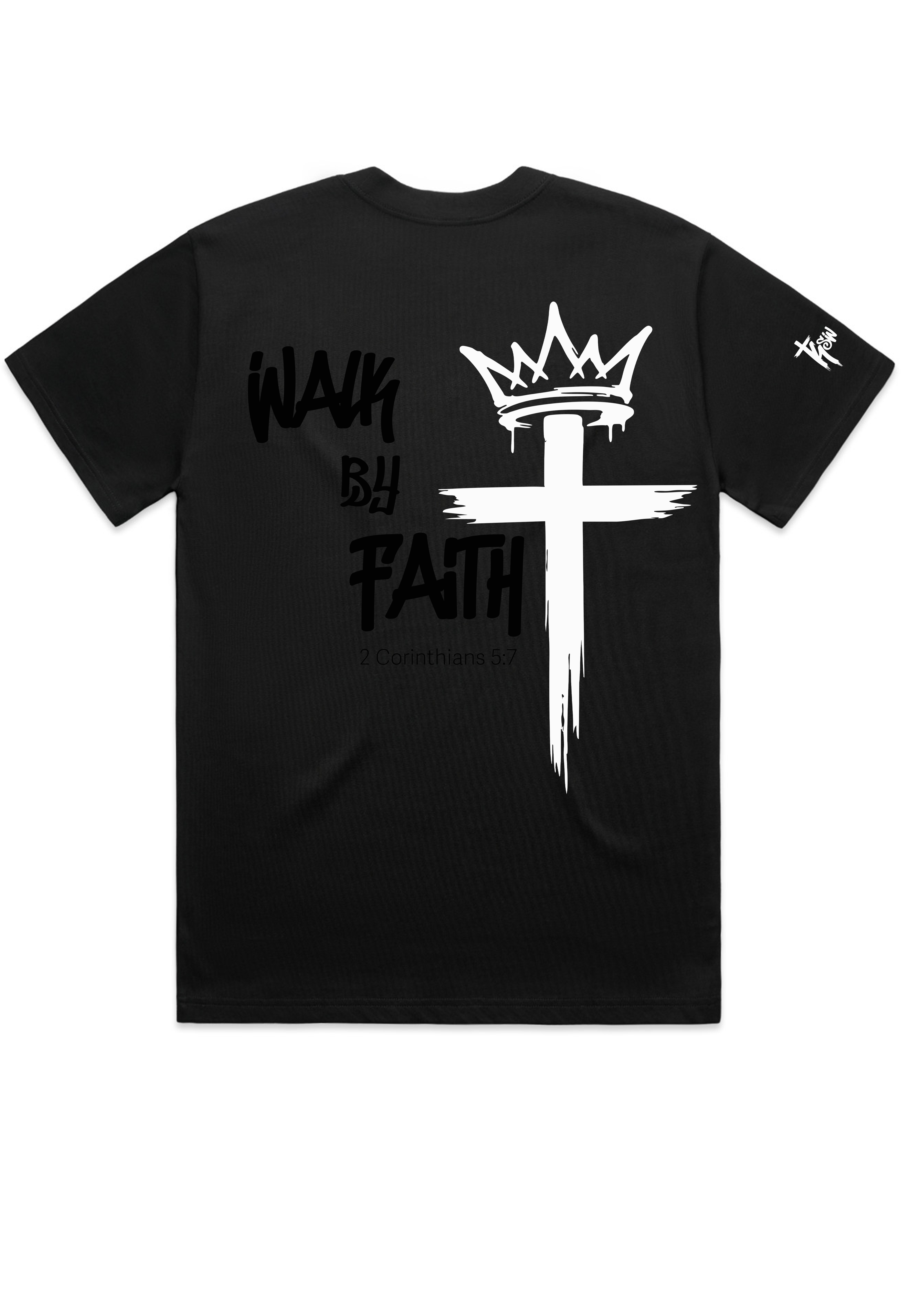 Walk By Faith - Men's StreetWear Heavy T